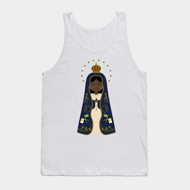 Our Lady of Aparecida Tank Top by alinerope